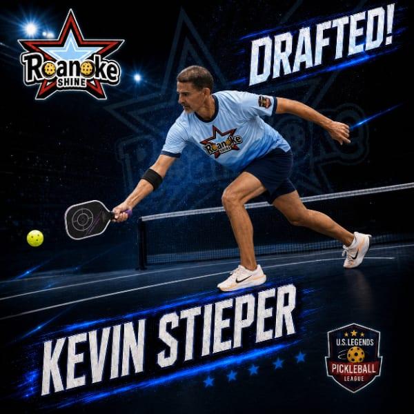 Kevin Stieper — drafted by the Roanoke Shine